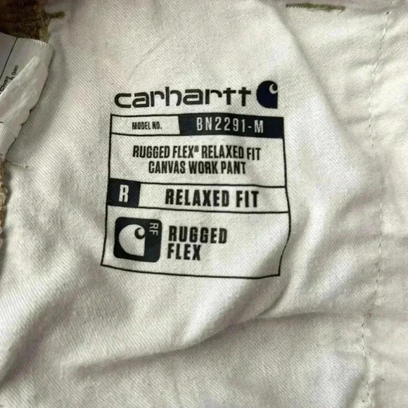 Men’s Work Pants - Relaxed Fit - Rugged Flex - Canvas - Picture 3 of 7